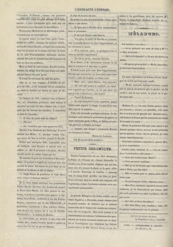 
						Affichage en mode lecture de la page
					