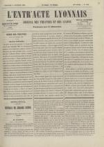 L'Entr'acte lyonnais,  N°1190, pp. 1