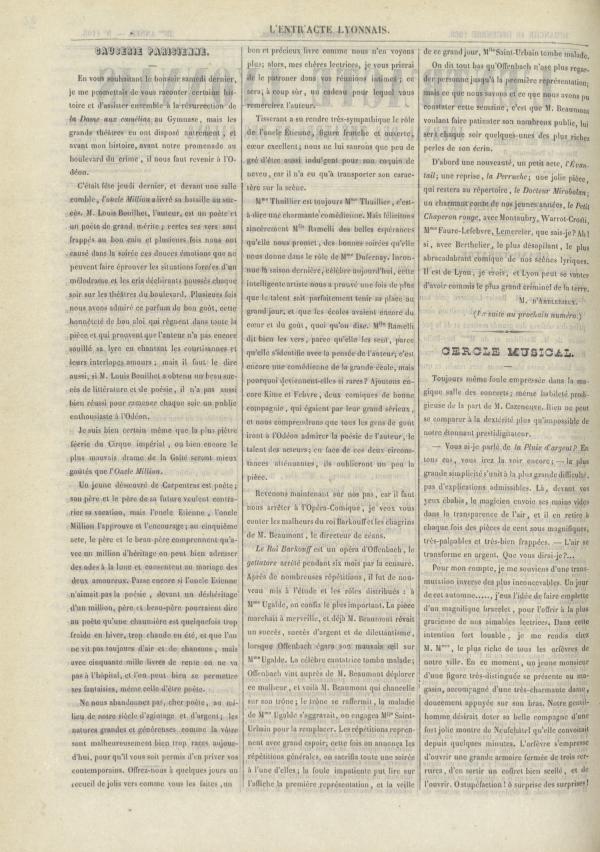 
						Affichage en mode lecture de la page
					