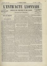 L'Entr'acte lyonnais,  N°1206, pp. 1