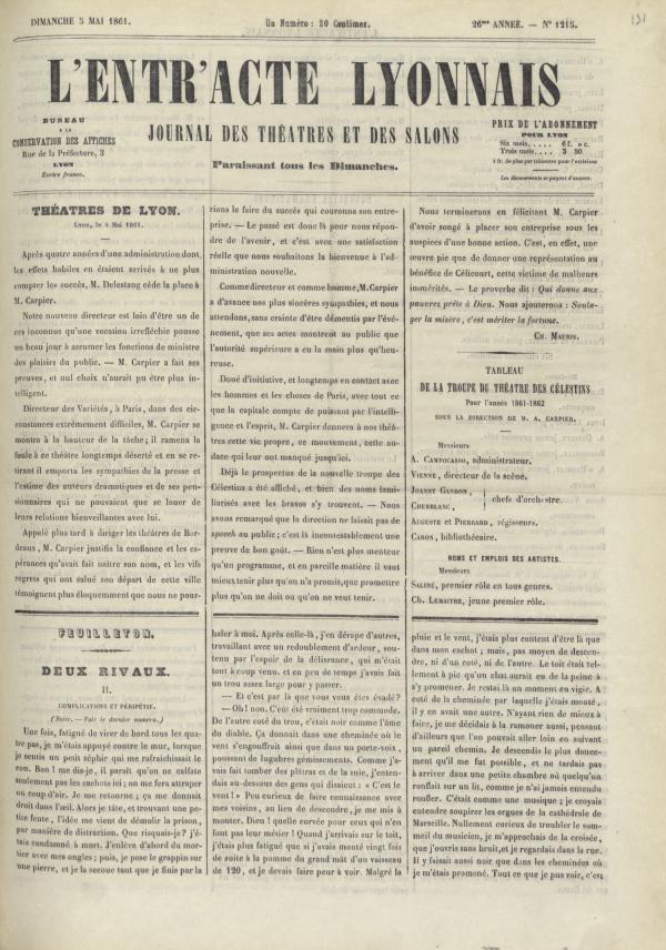 
						Affichage en mode lecture de la page
					