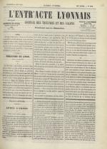 L'Entr'acte lyonnais,  N°1219, pp. 1