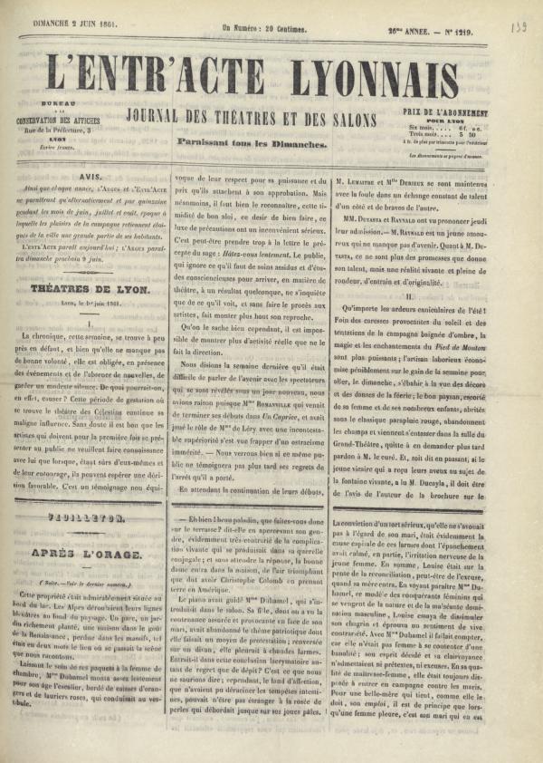 
						Affichage en mode lecture de la page
					
