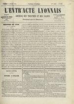 L'Entr'acte lyonnais,  N°1222, pp. 1