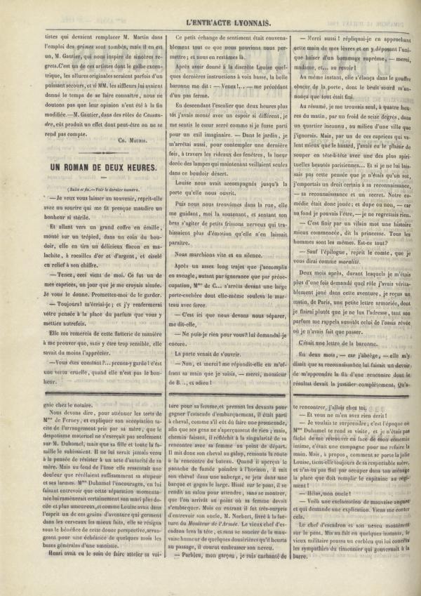 
						Affichage en mode lecture de la page
					