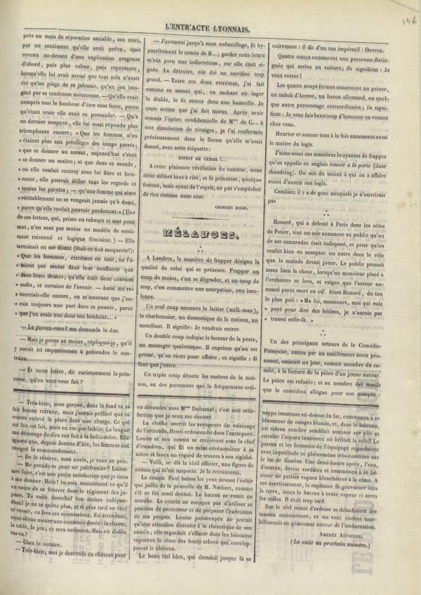 
						Affichage en mode lecture de la page
					