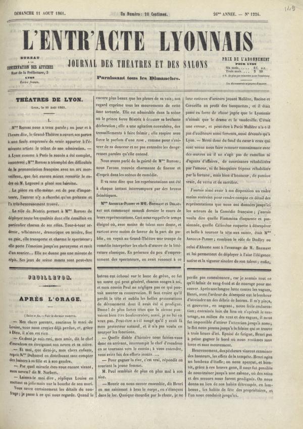 
						Affichage en mode lecture de la page
					