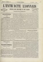 L'Entr'acte lyonnais,  N°1227, pp. 1
