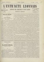 L'Entr'acte lyonnais,  N°1230, pp. 1