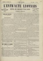 L'Entr'acte lyonnais,  N°1233, pp. 1