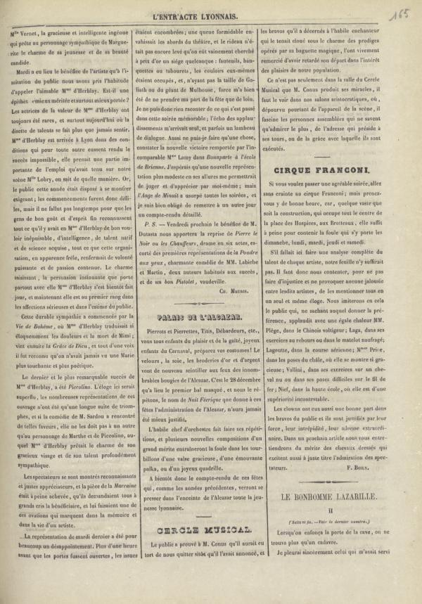 
						Affichage en mode lecture de la page
					