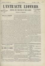 L'Entr'acte lyonnais,  N°1234, pp. 1