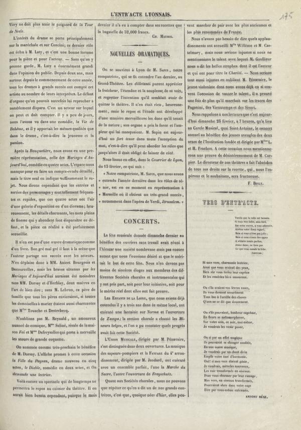 
						Affichage en mode lecture de la page
					