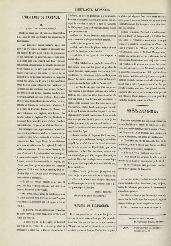 
						Affichage en mode lecture de la page
					