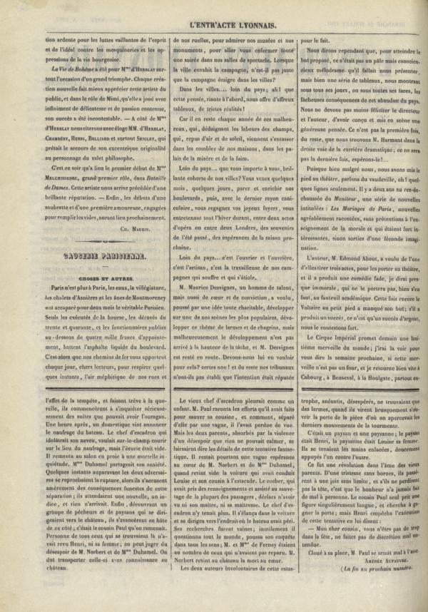 
						Affichage en mode lecture de la page
					