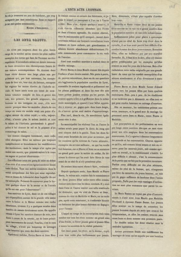 
						Affichage en mode lecture de la page
					