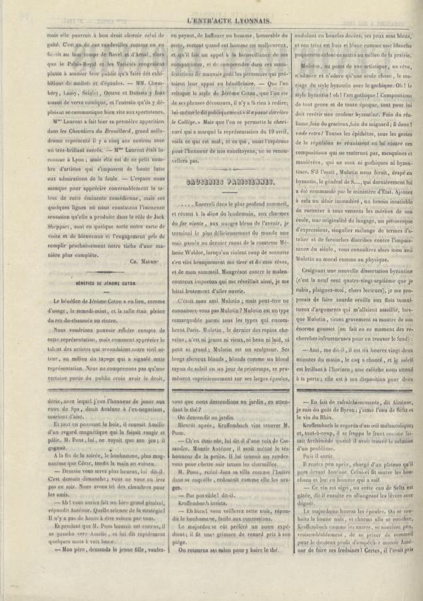 
						Affichage en mode lecture de la page
					