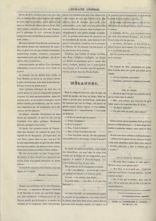 
						Affichage en mode lecture de la page
					