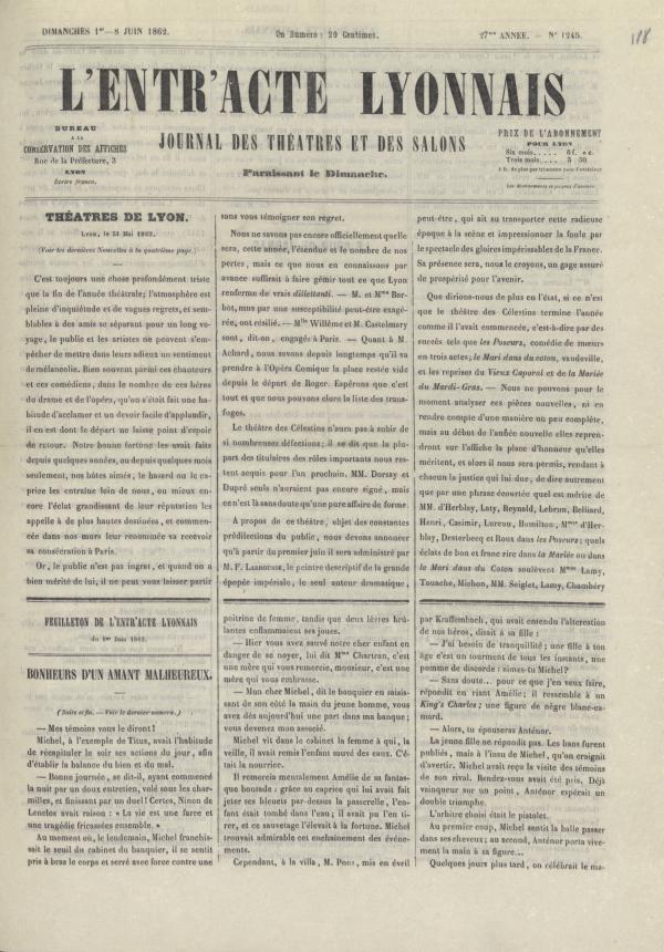 
						Affichage en mode lecture de la page
					