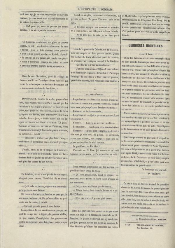 
						Affichage en mode lecture de la page
					