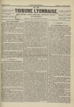 La Tribune lyonnaise, N°1, pp. 1