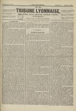 La Tribune lyonnaise, N°11, pp. 1