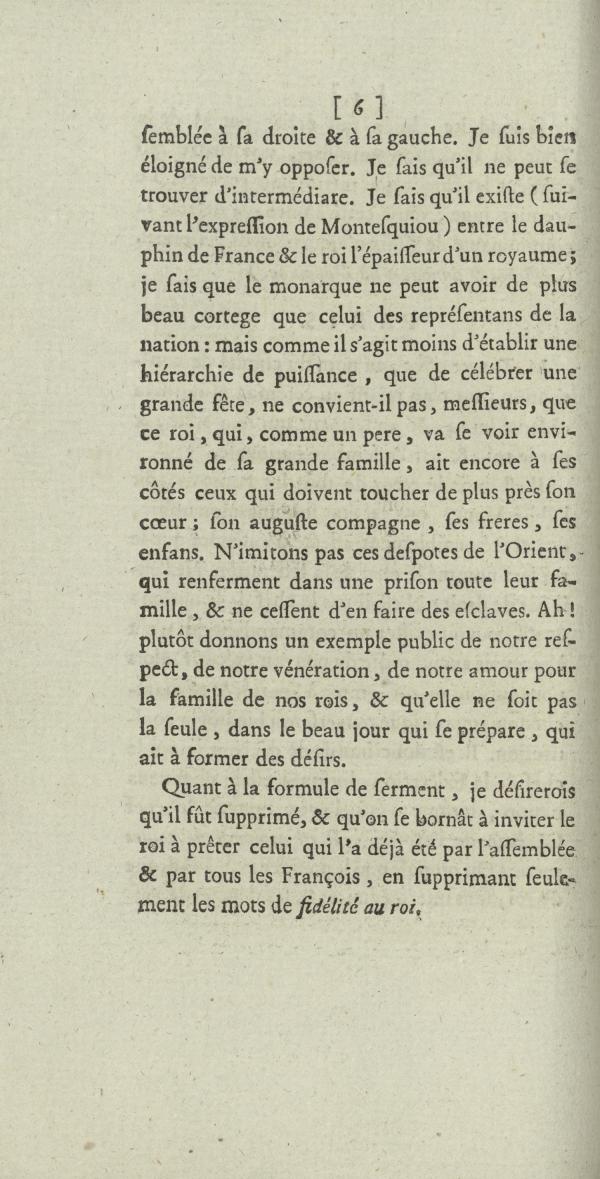 
						Affichage en mode lecture de la page
					