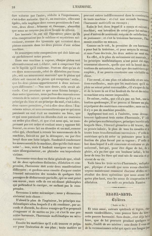 
						Affichage en mode lecture de la page
					