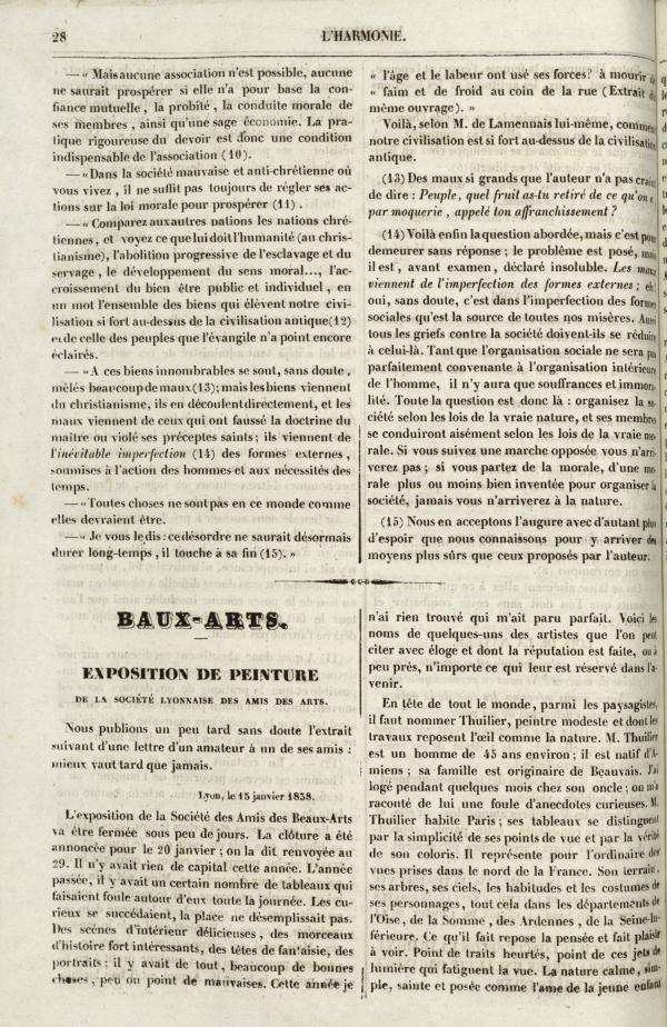 
						Affichage en mode lecture de la page
					