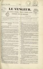 Le Vengeur, N°2, pp. 1