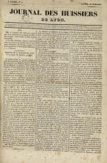 Journal des huissiers de Lyon, N°4, pp. 1