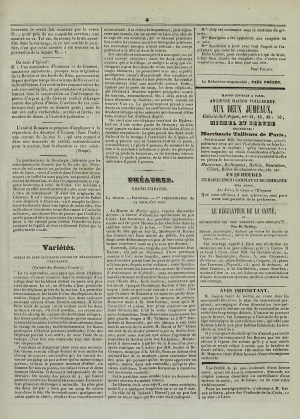 
						Affichage en mode lecture de la page
					