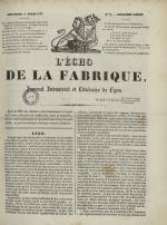L'Echo de la fabrique, N°25, pp. 1