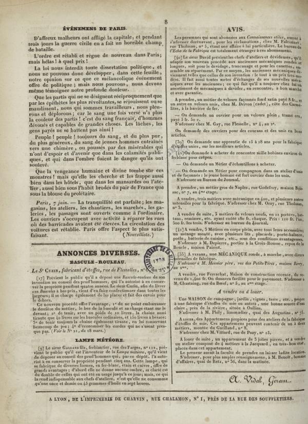 
						Affichage en mode lecture de la page
					