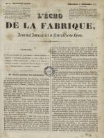 L'Echo de la fabrique, N°62, pp. 1