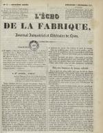 L'Echo de la fabrique, N°58, pp. 1