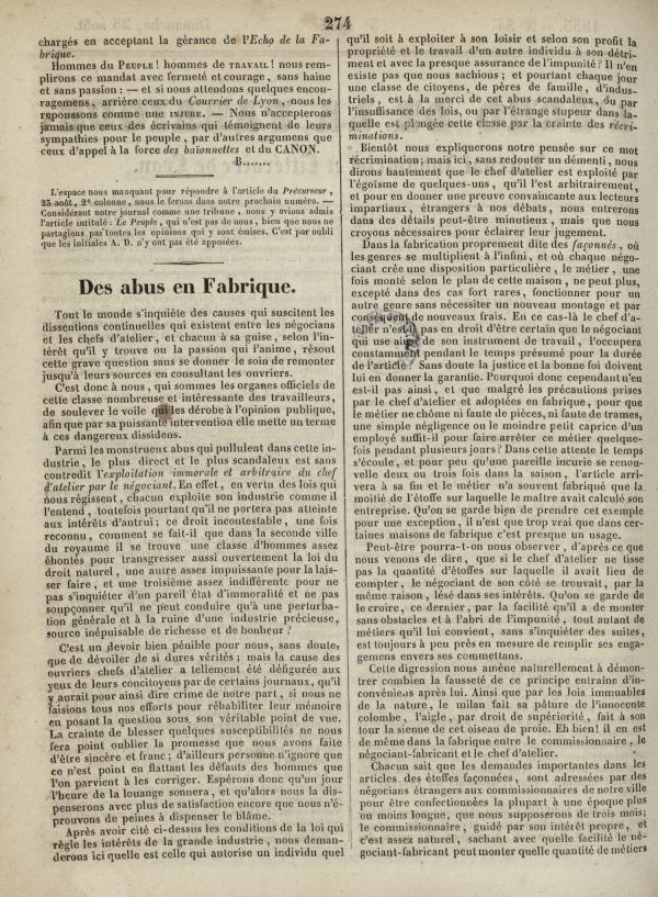 
						Affichage en mode lecture de la page
					