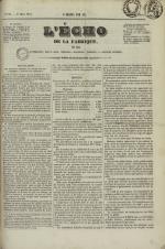 L'Echo de la fabrique de 1841, N°62, pp. 1