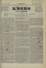 L'Echo de la fabrique de 1841, N°72, pp. 1