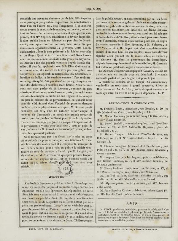 
						Affichage en mode lecture de la page
					