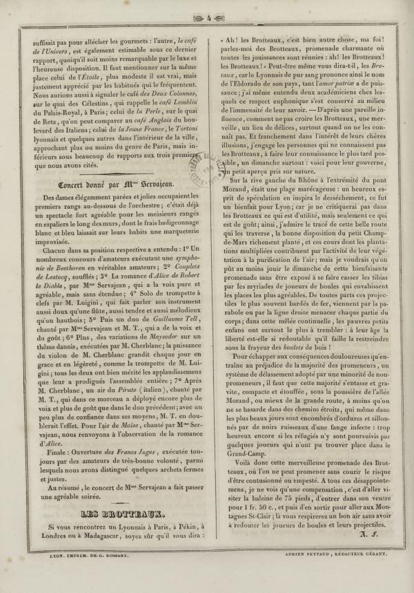 
						Affichage en mode lecture de la page
					