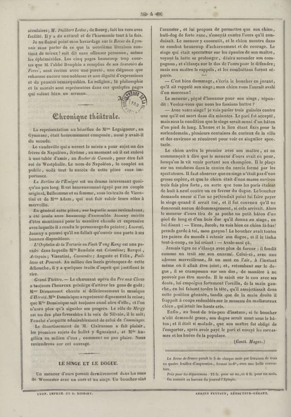 
						Affichage en mode lecture de la page
					