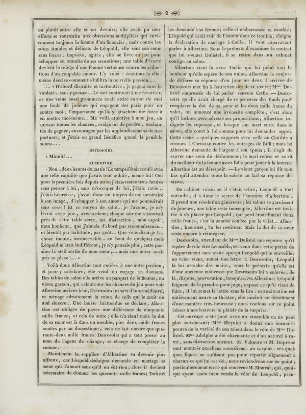 
						Affichage en mode lecture de la page
					