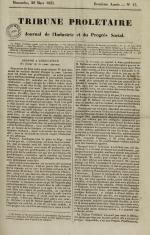Tribune prolétaire, N°13, pp. 1