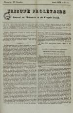 Tribune prolétaire, N°14, pp. 1