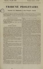 Tribune prolétaire, N°29, pp. 1