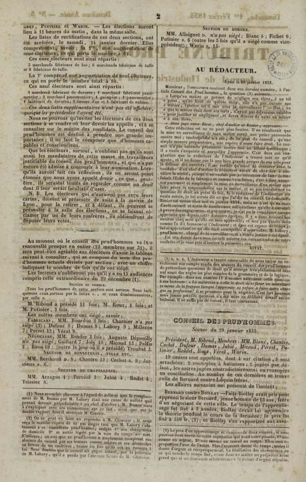 
						Affichage en mode lecture de la page
					