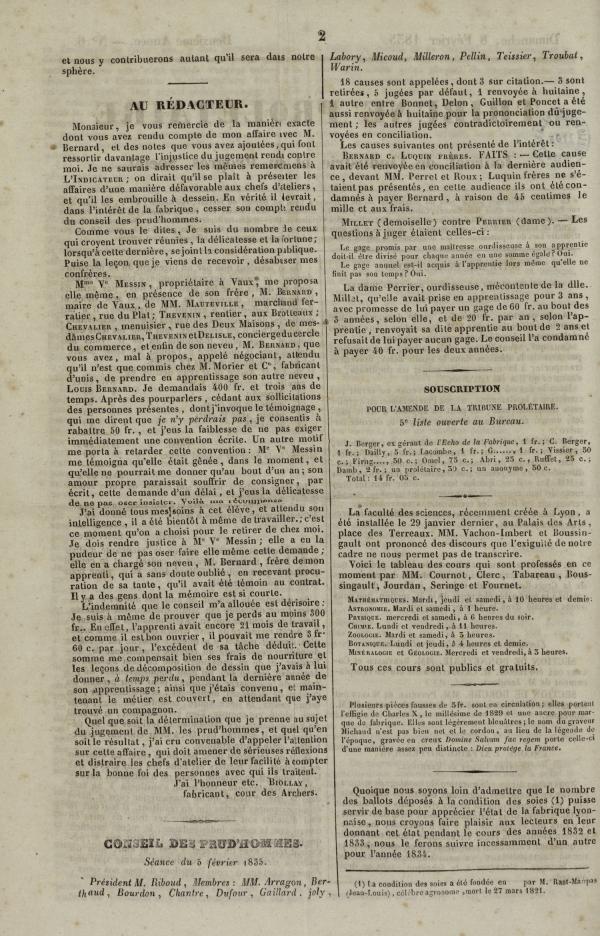 
						Affichage en mode lecture de la page
					