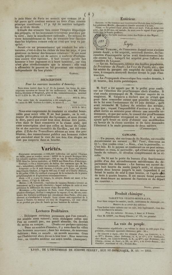 
						Affichage en mode lecture de la page
					