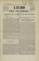 L'Echo des ouvriers, N°10, pp. 1